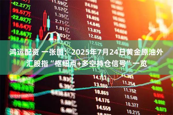 鸿运配资 一张图：2025年7月24日黄金原油外汇股指“枢纽点+多空持仓信号”一览