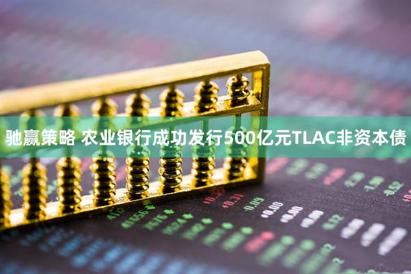 驰赢策略 农业银行成功发行500亿元TLAC非资本债